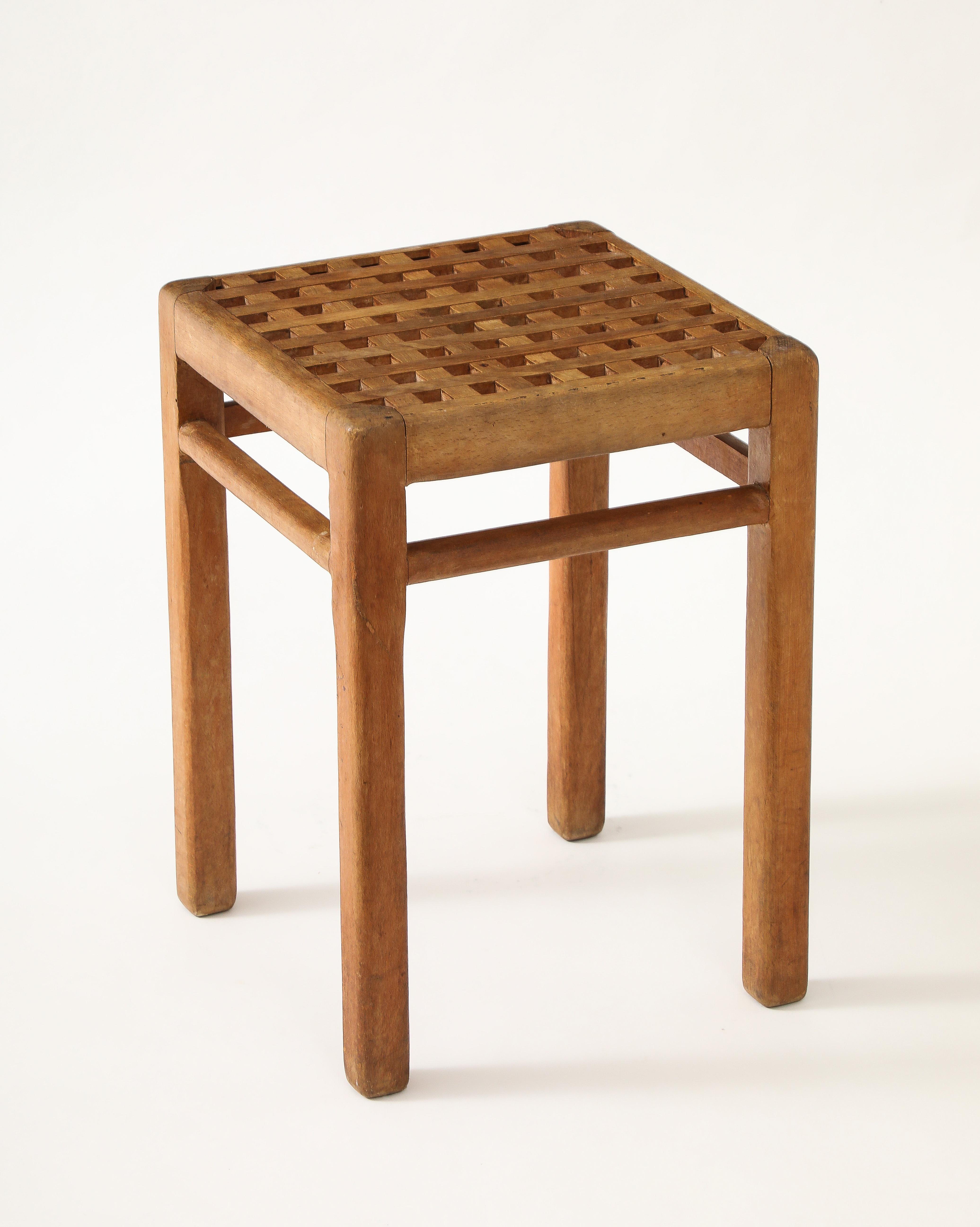 Mesa/taburete René Gabriel, Francia, c. 1940 Haya en venta