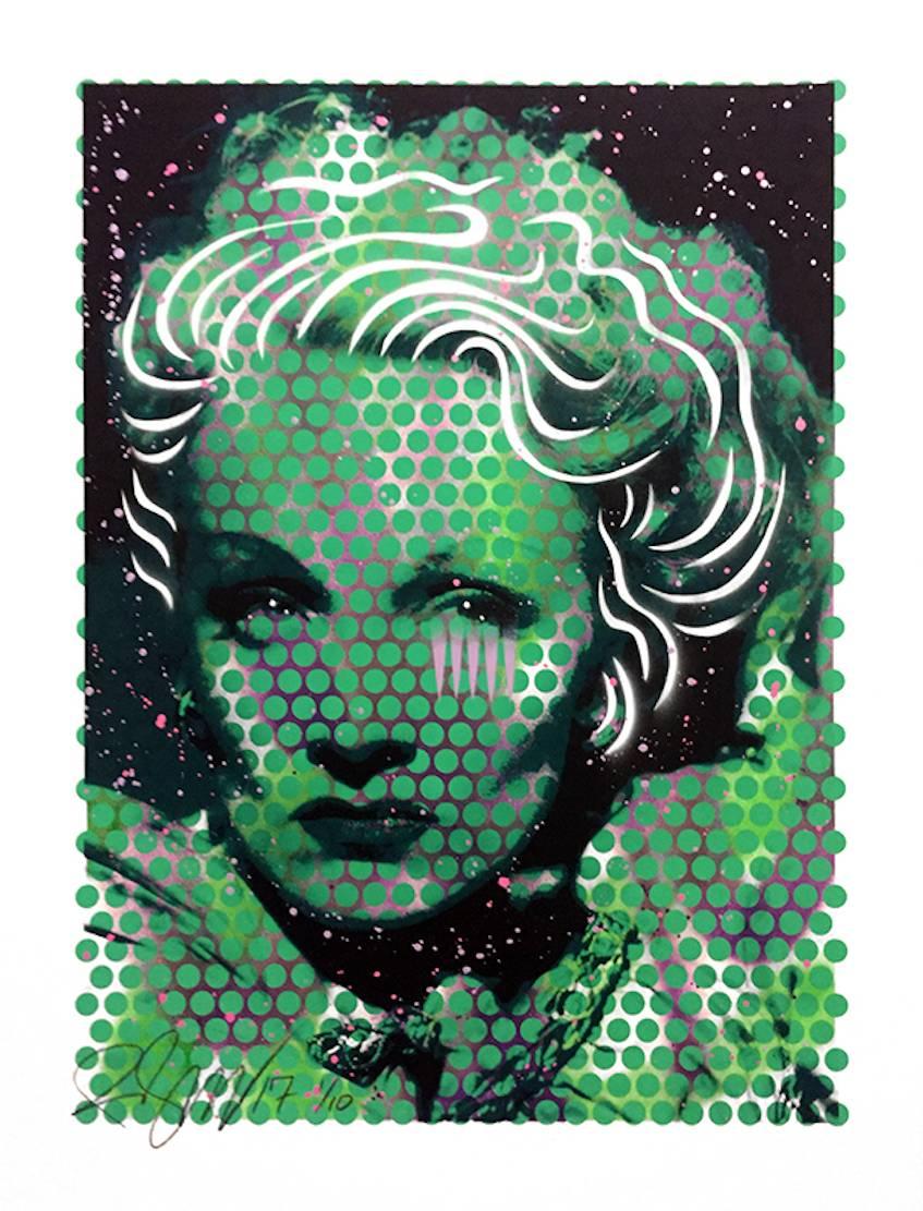 Marlene Dietrich - Print by Rene Gagnon