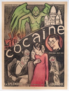 "Cocaine" Poster by René Gaillard