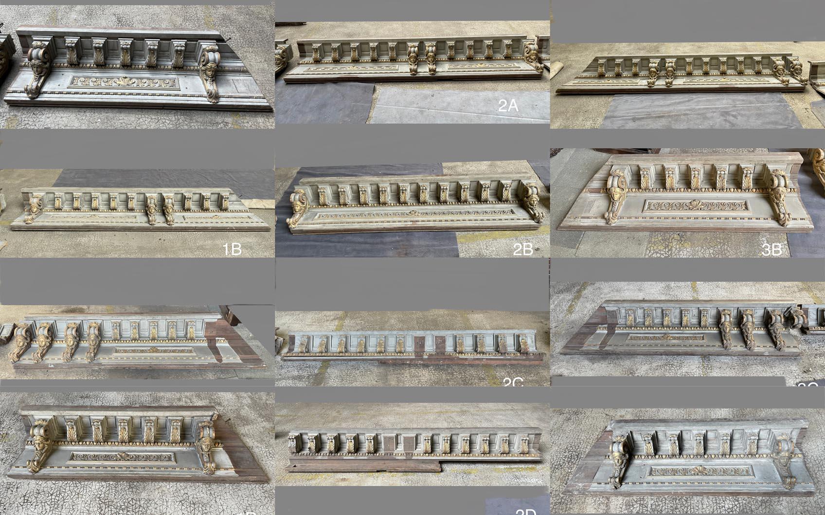 René Gaillard (architect), Aimé Octobre (sculptor), Regency-Style Painted For Sale 7