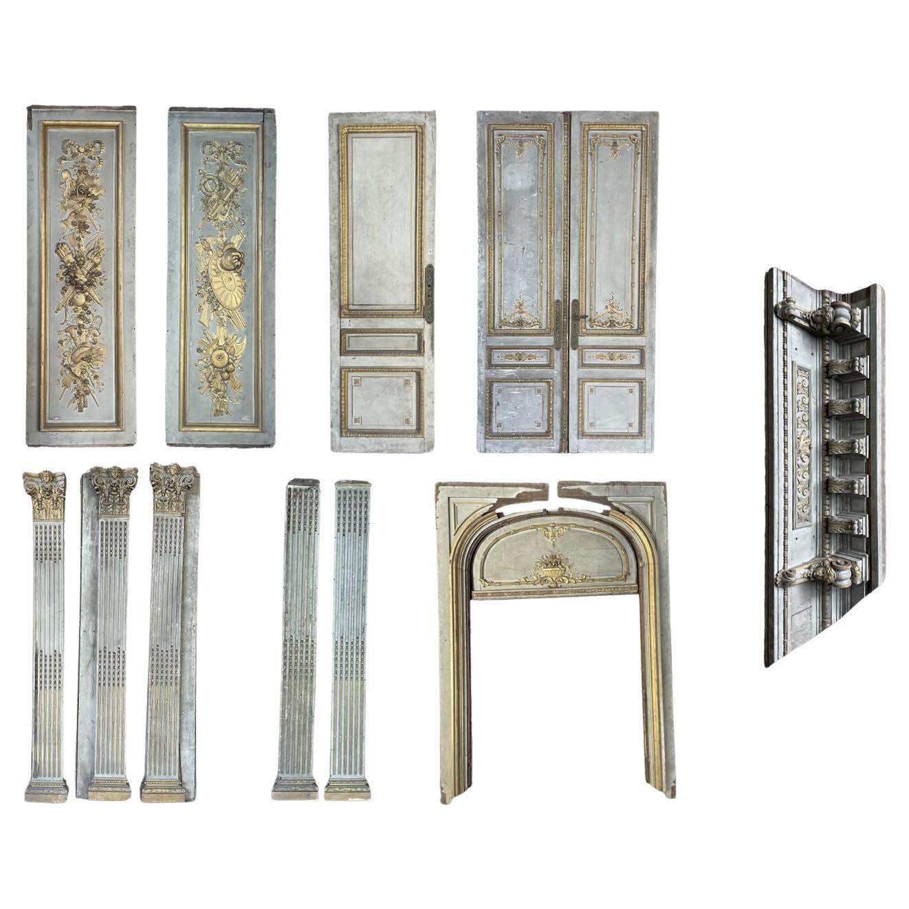 René Gaillard (architect), Aimé Octobre (sculptor), Regency-Style Painted For Sale