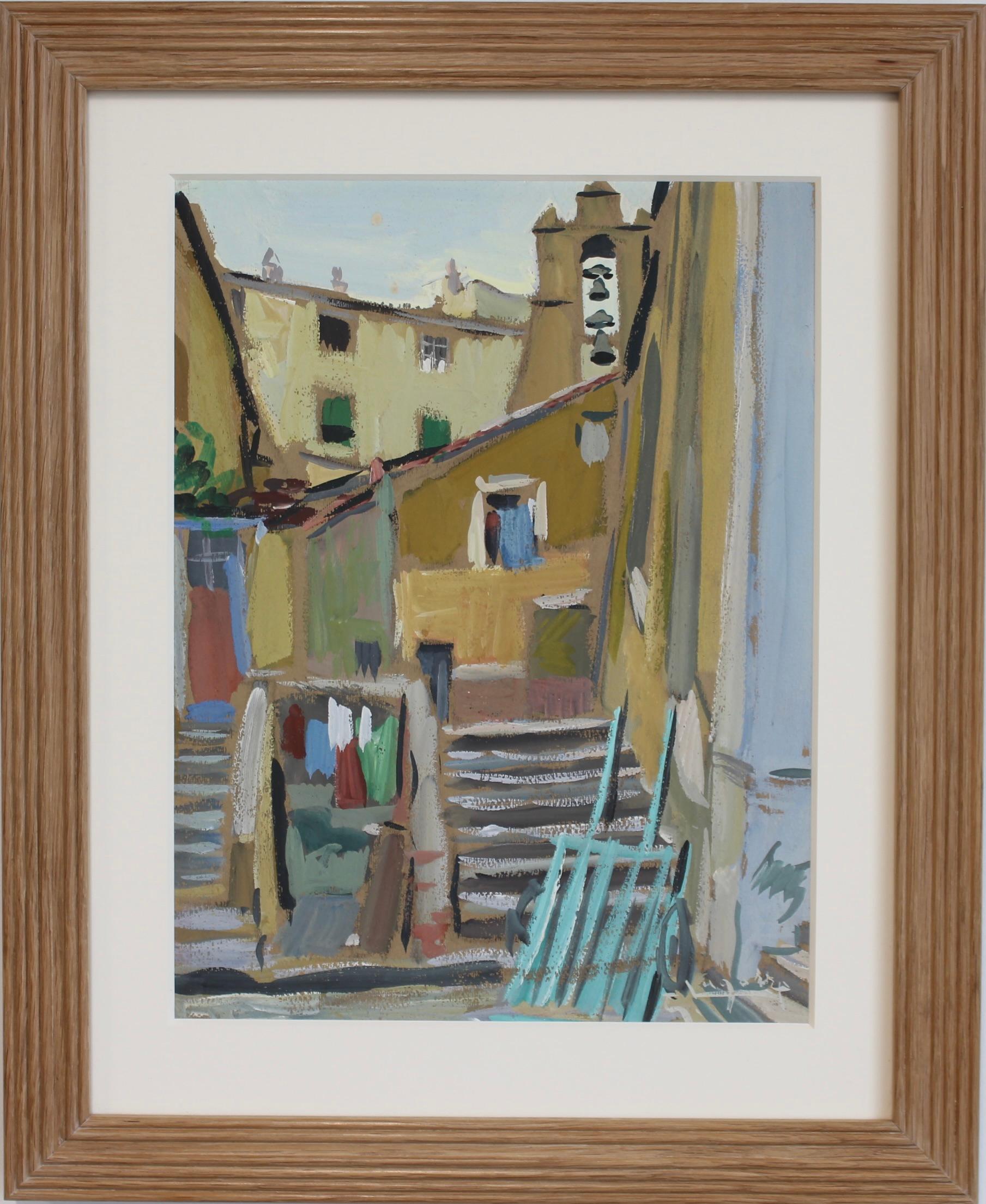 Ajaccio: il cuore della Corsica - Painting di René Gaston Lagorre