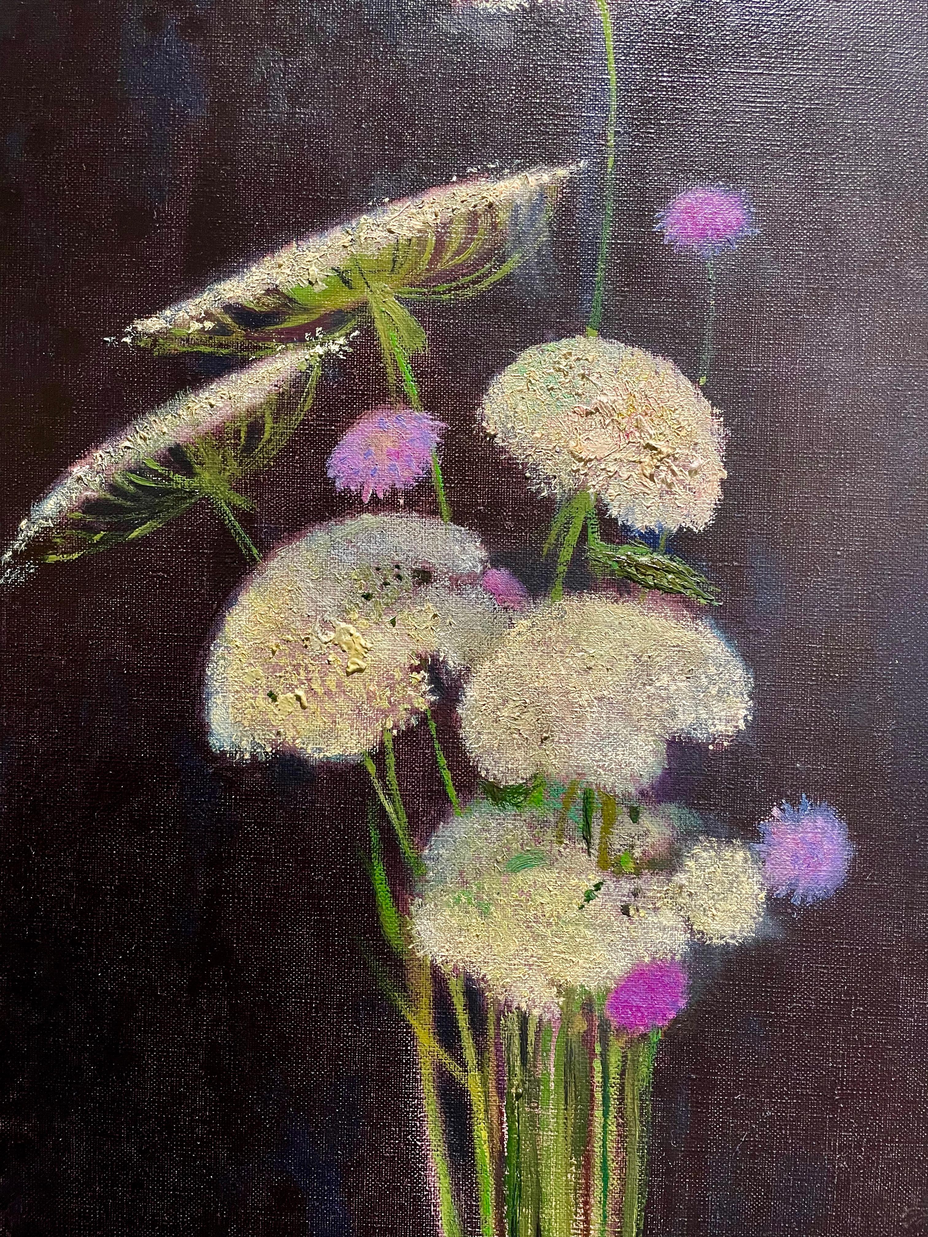 mauve still life