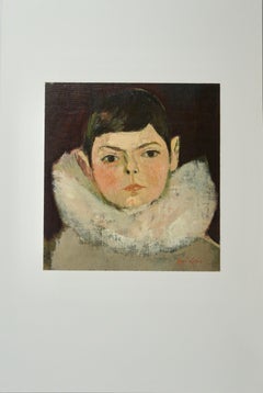 "Enfant A La Collarette" Il bambino con il collare.