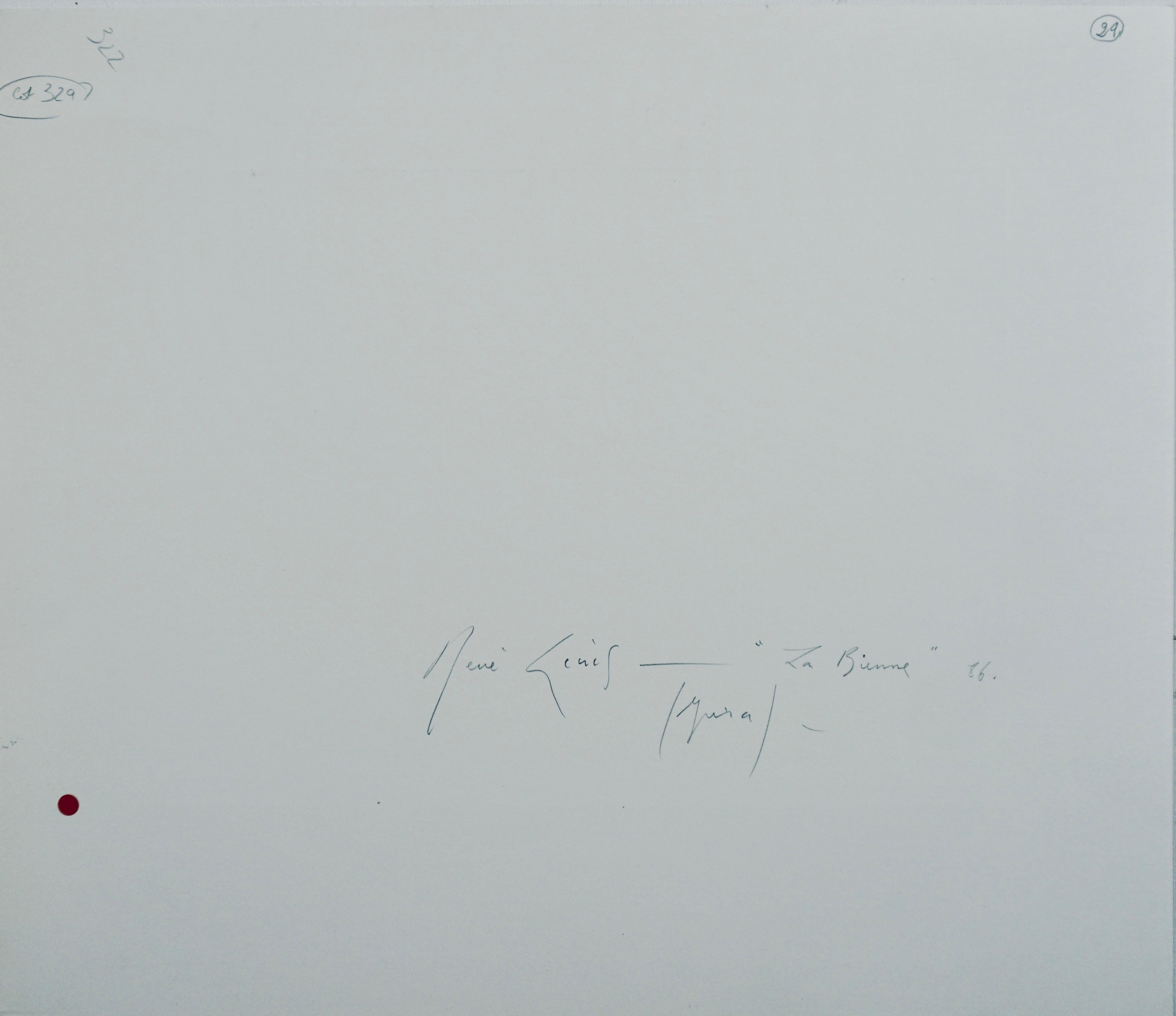 René Genis (francés 1922-2004) Título escrito de forma ilegible. 