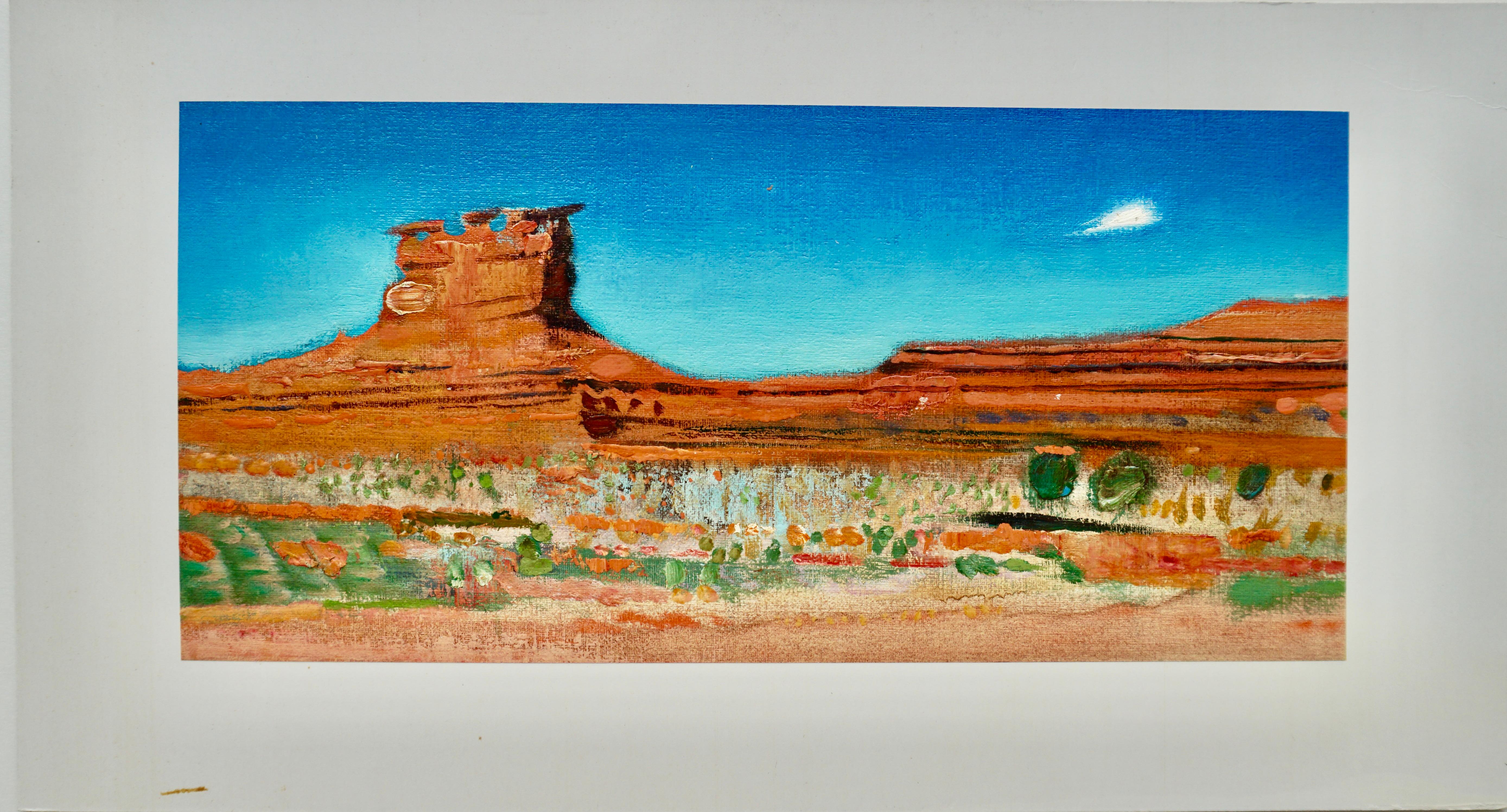 René Genis Landscape Painting – "Monument Valley" 