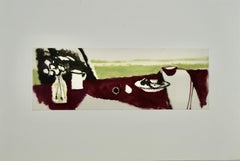 "Nature Morte A La Nappe Rouge" -- Still Life With A Red Tablecloth