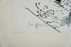 ""Jura"? - Unleserlich, möglicherweise Jura-Berge im Osten der Schweiz