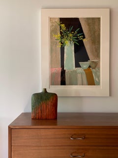 Mimosa et Deux Bols (Floral Still Life)