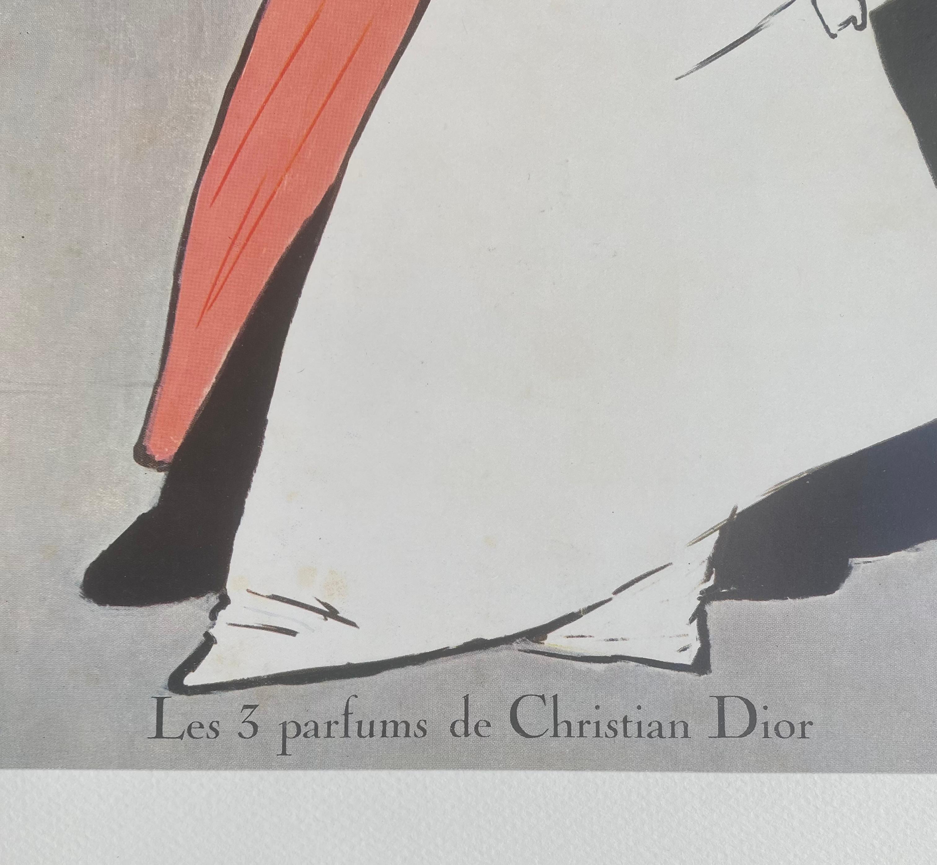 Paper René Grau, Advertising Illustration for Christian Dior, 1962