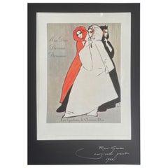 René Grau, Advertising Illustration for Christian Dior, 1962