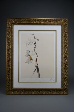 René Gruau "Au Champs de Cours" - 1989 limitierte Auflage handsigniert