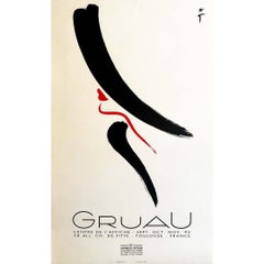 1992 Affiche originale de René Gruau - Centre de l'affiche