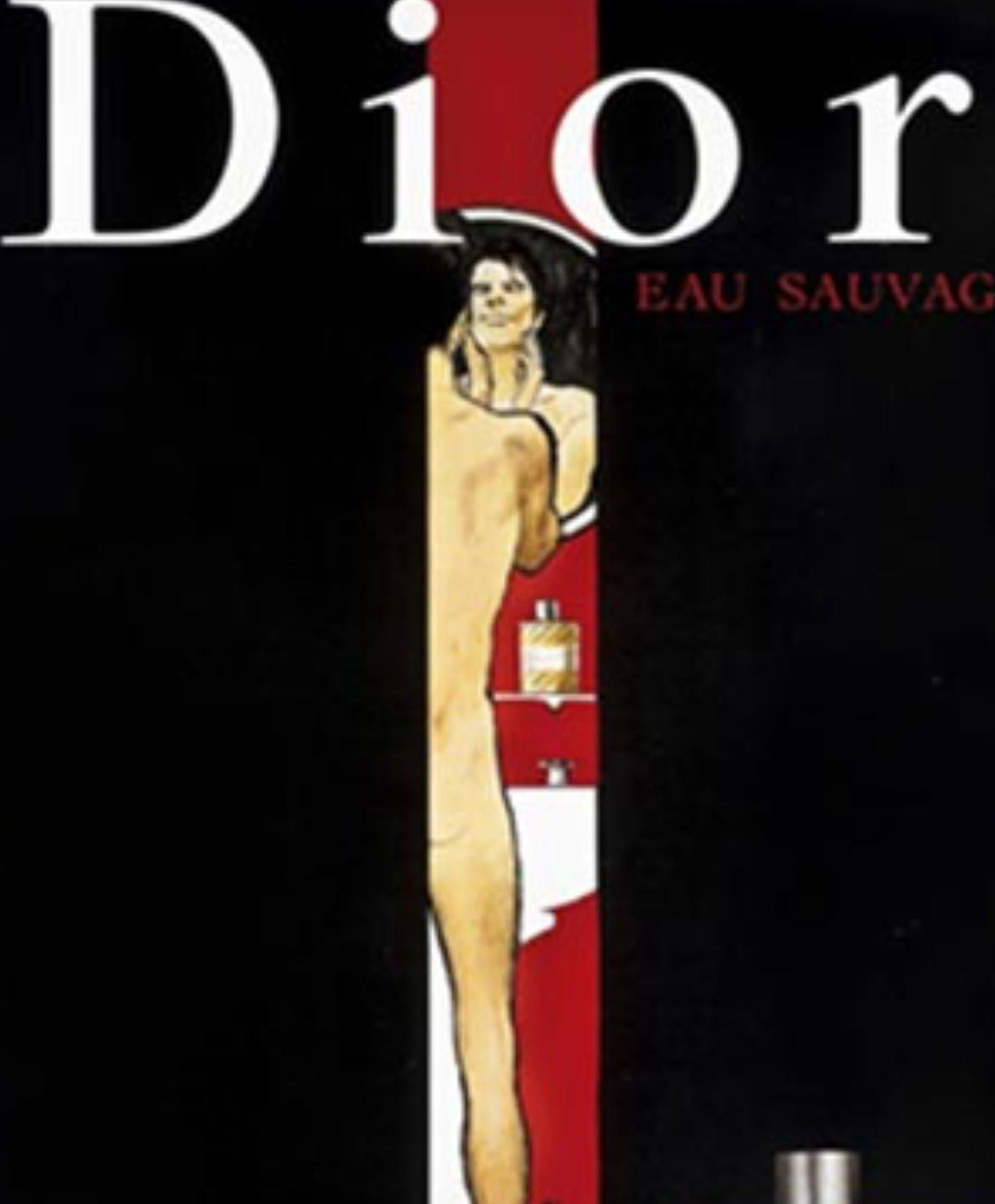 Dior Perfume Eau Sauvage By René Gruau For Sale 2