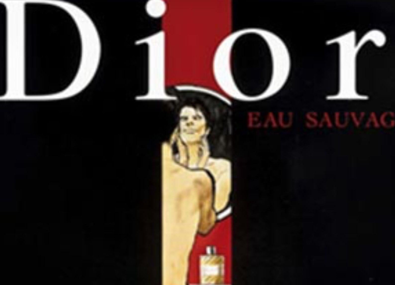 Dior Perfume Eau Sauvage By René Gruau For Sale 3