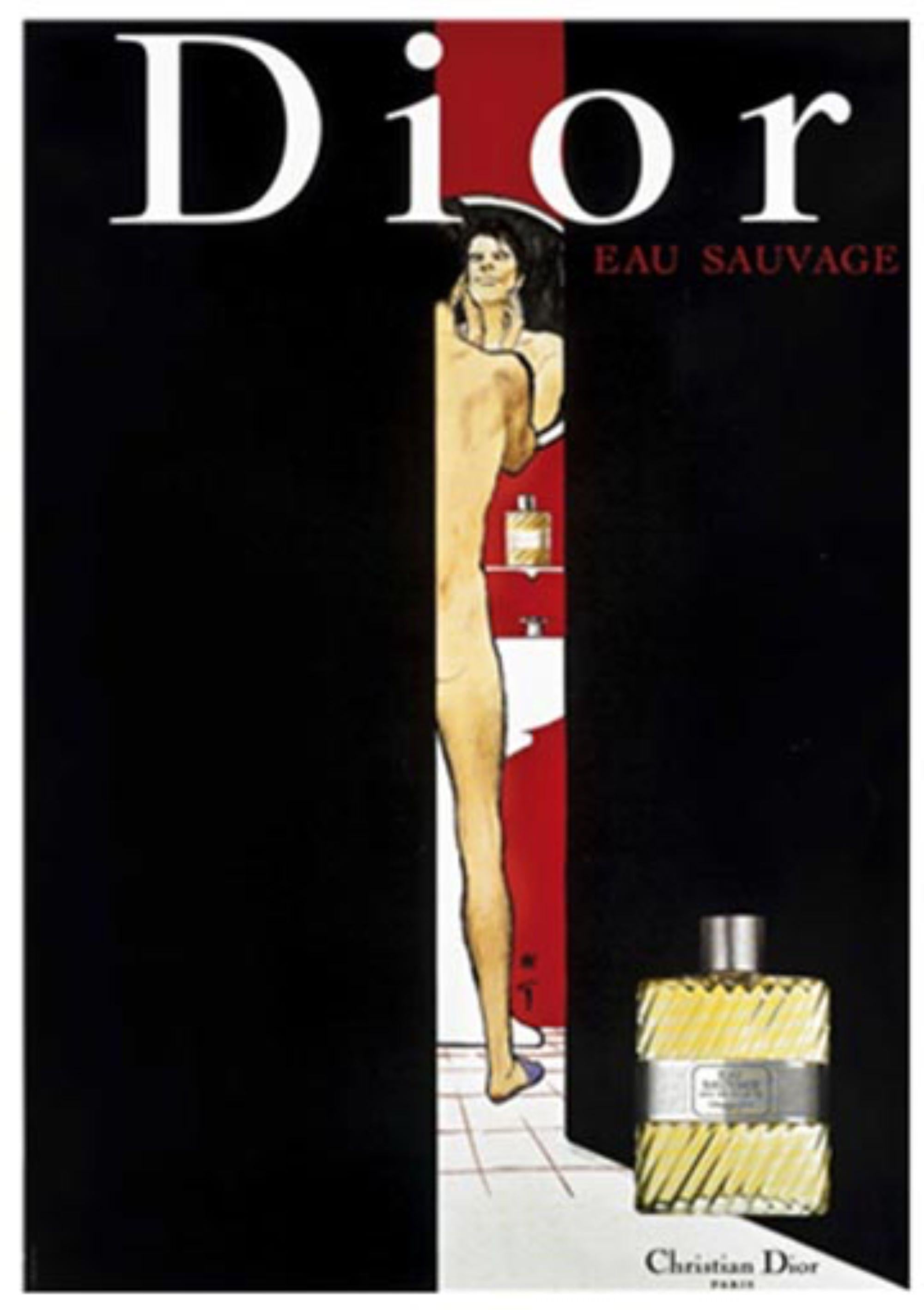 Dior Perfume Eau Sauvage By René Gruau