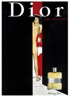 Dior Perfume Eau Sauvage By René Gruau