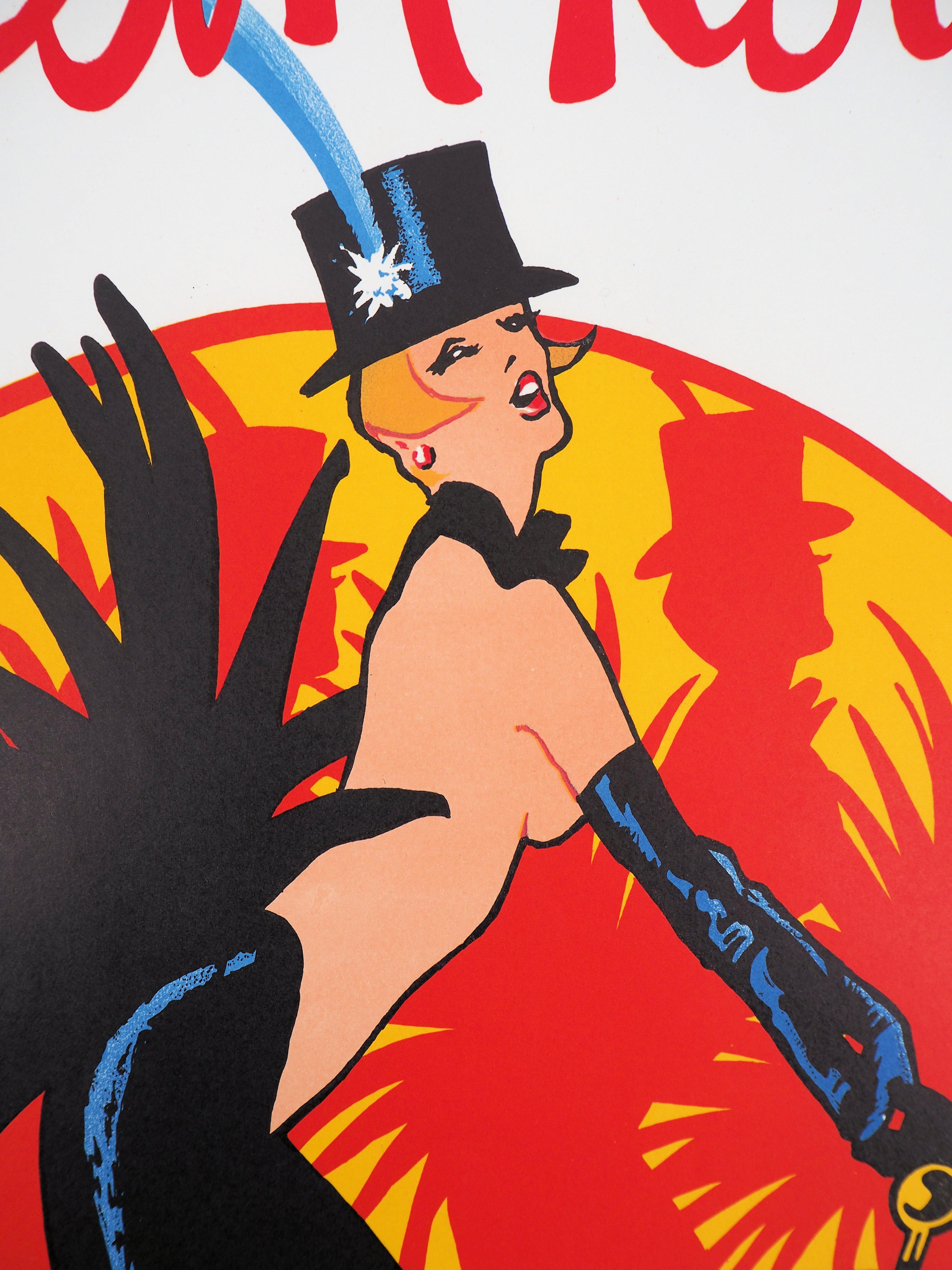 Paris Montmartre : Moulin Rouge - Original lithograph 1