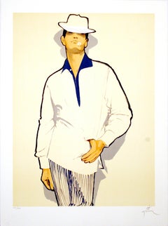 Rene Gruau Hand signed and Numbered Print c1989 for the Cover of Club Magazine