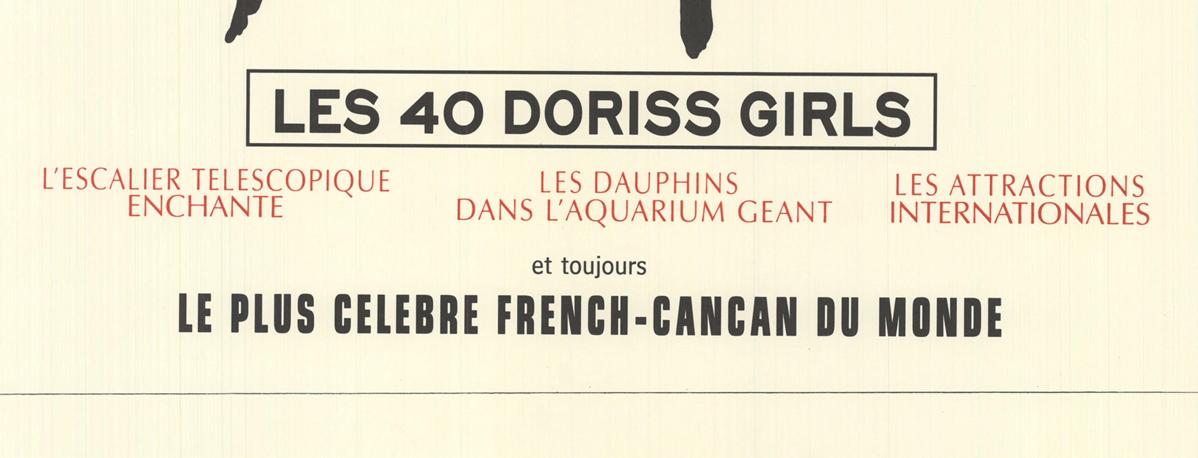 Rene Gruau 'Moulin Rouge'- Lithograph For Sale 2