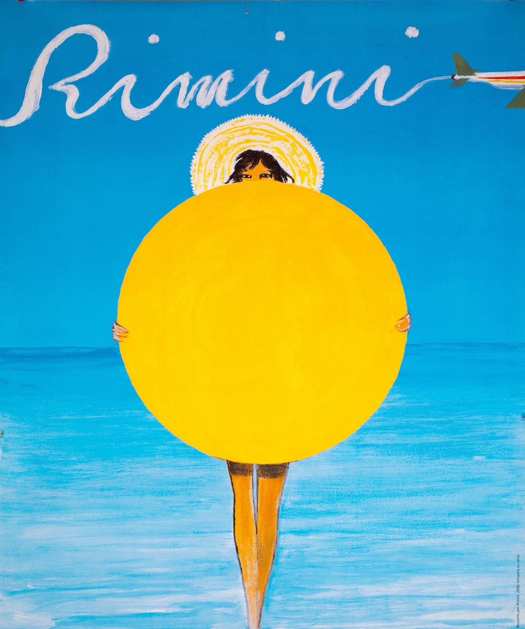 Rimini Sun Girl By René Gruau For Sale 1