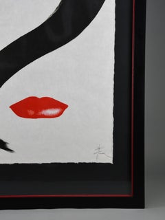 René Gruau Rouge Basier limited edition 29/300 lithograph