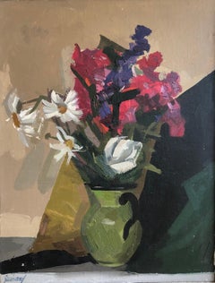 Bouquet of flowers in carafe