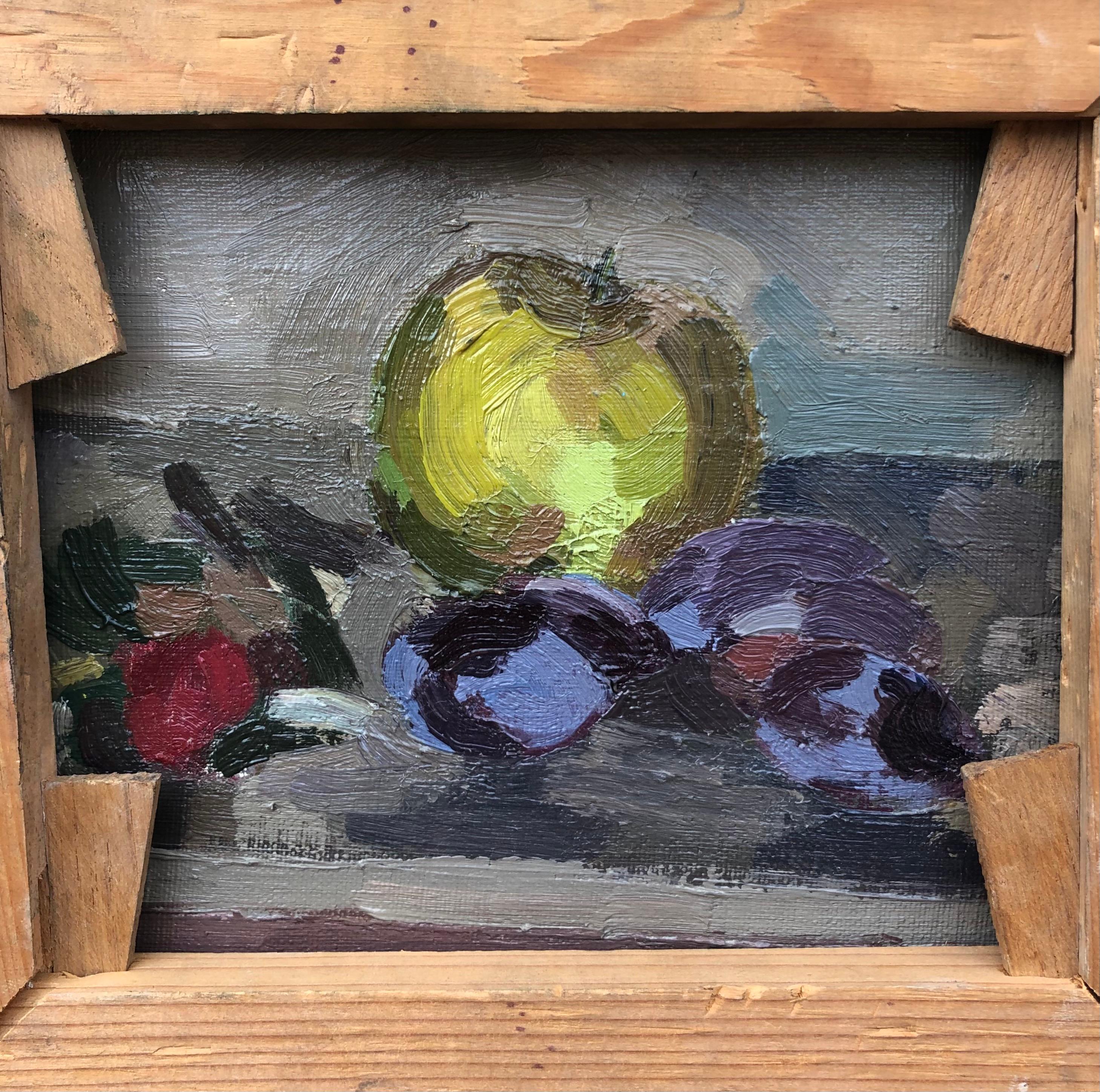Opera d'arte su tela
Telaio in legno beige
24,5 x 27,5 x 3 cm
Quest'opera d'arte cattura un paesaggio rurale con un approccio impressionistico. Al centro, un esile albero si erge con i suoi rami abbozzati in modo fluido ed espressivo, aggiungendo