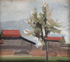 Red-roofed country house