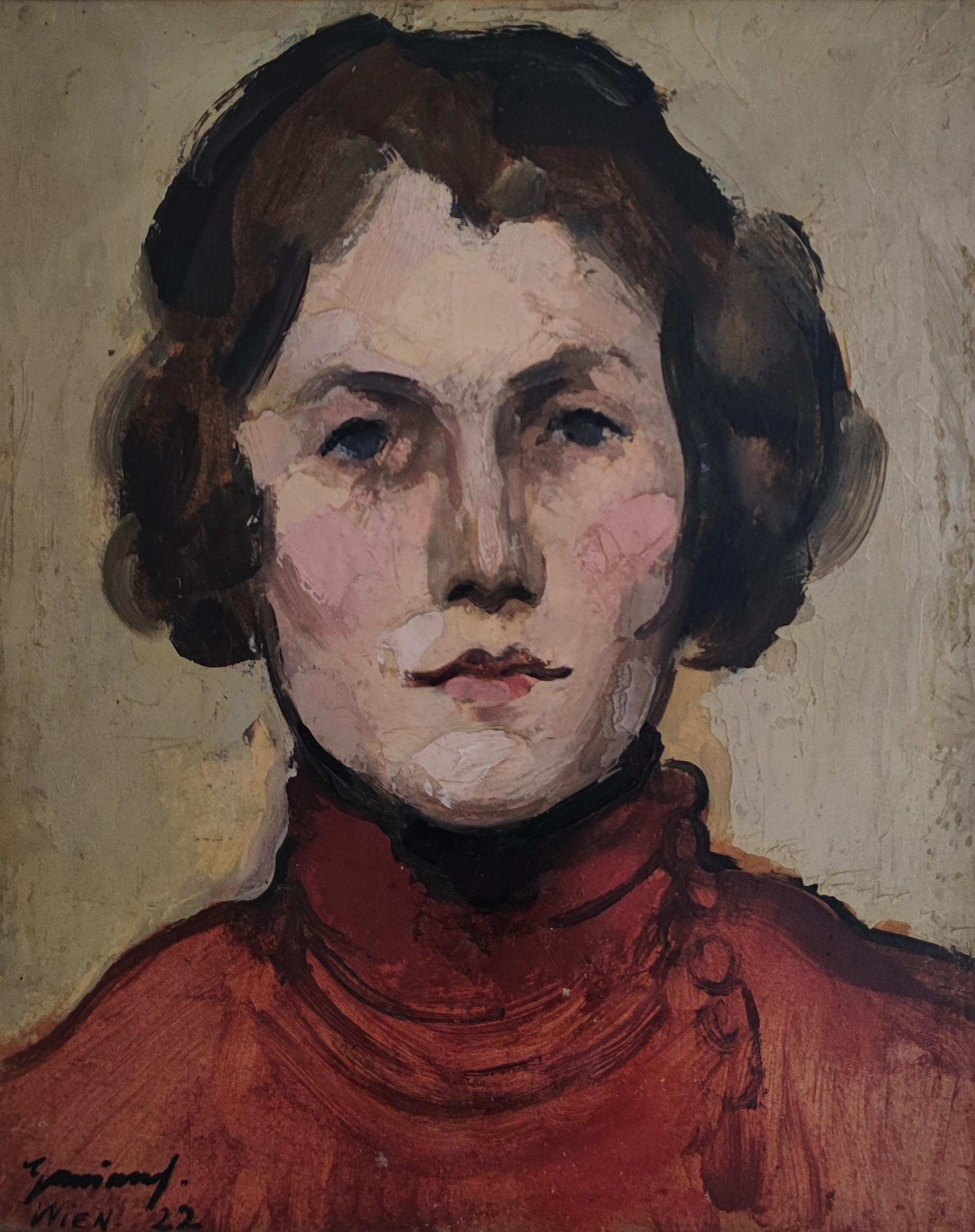 René Guinand Portrait Painting – Porträt von Wien