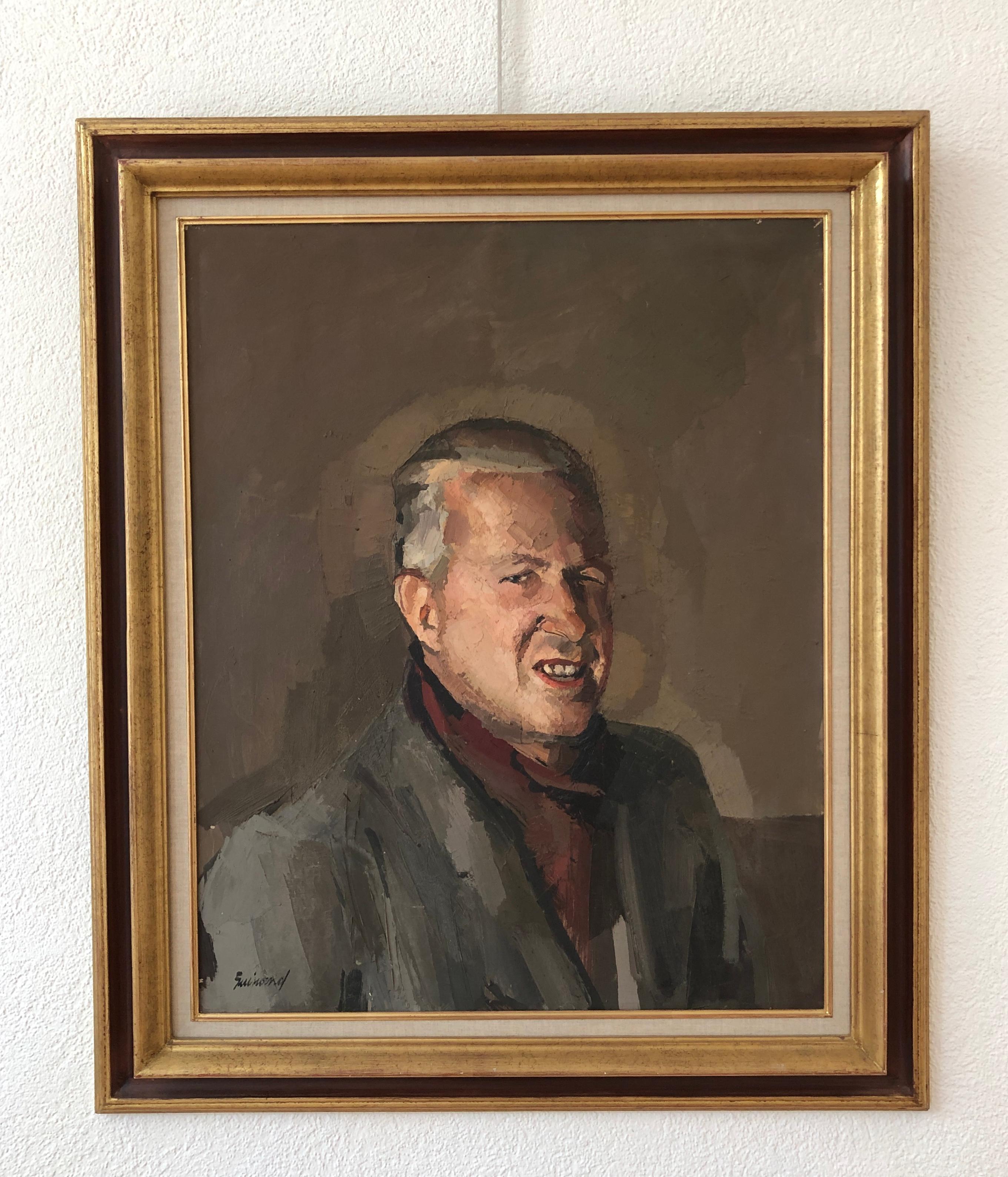 L'autoritratto in sintesi - Painting di René Guinand