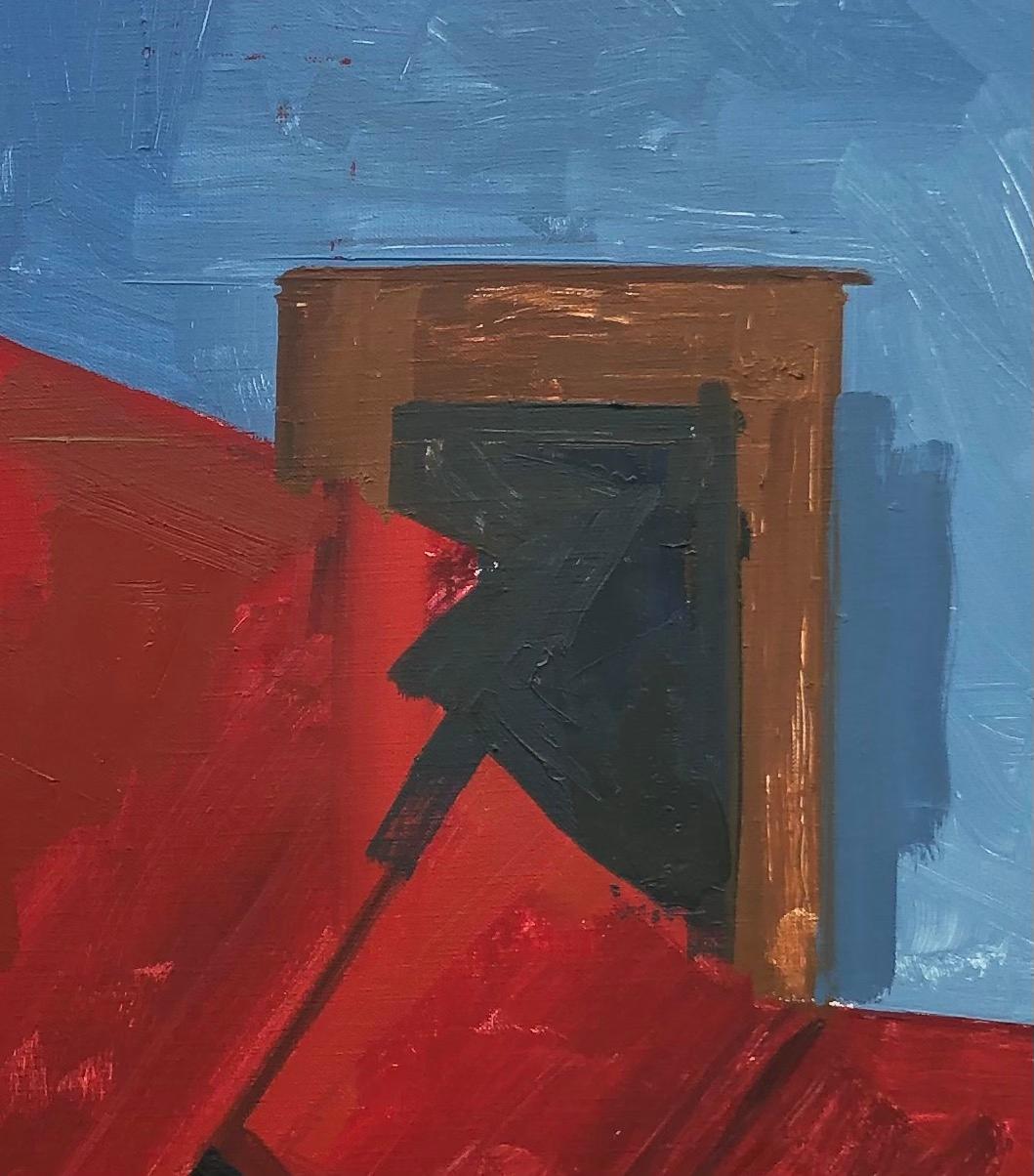 Weinglas (Braun), Still-Life Painting, von René Guinand