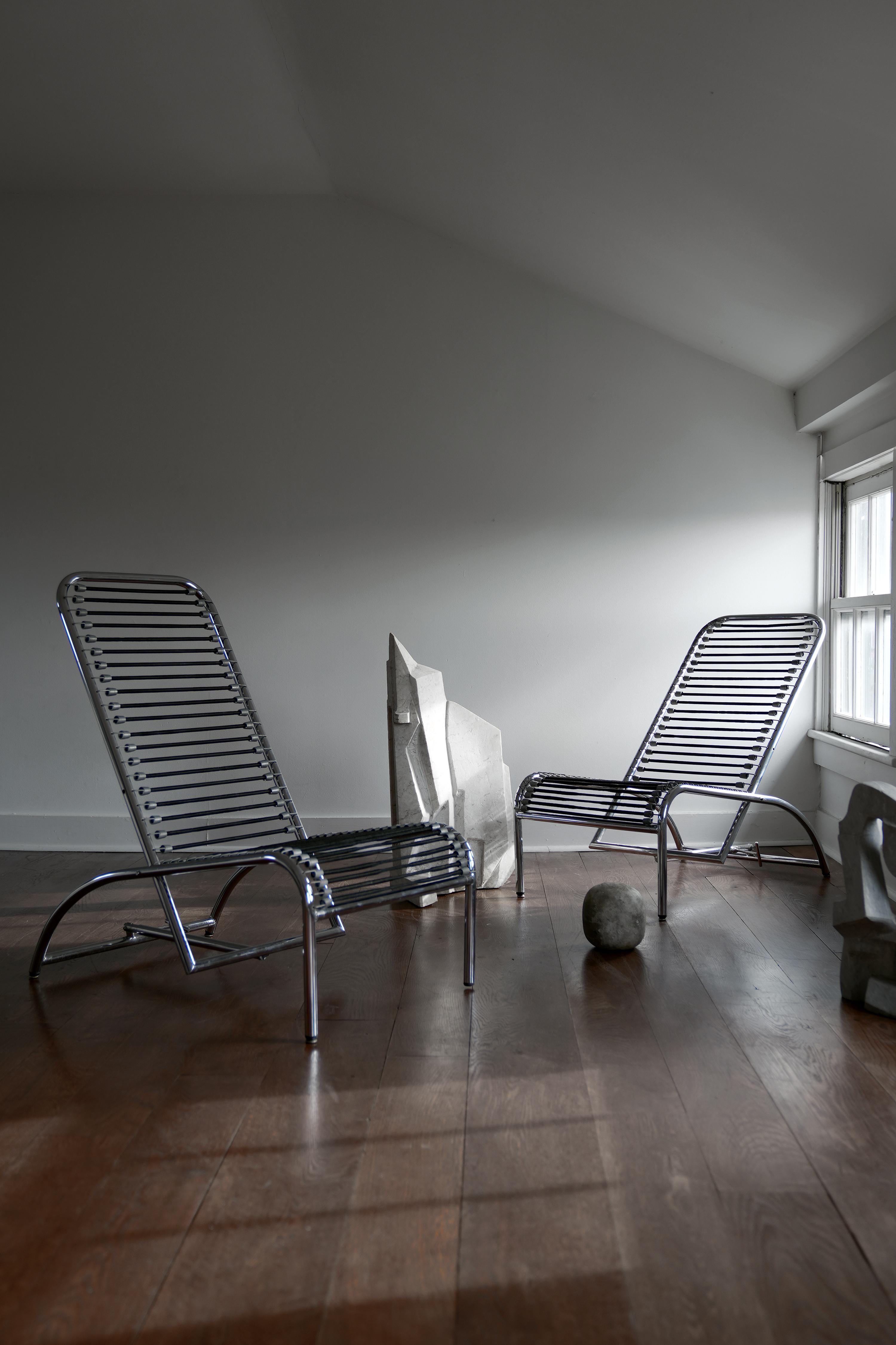 René Herbst, French Bauhaus Chairs 4