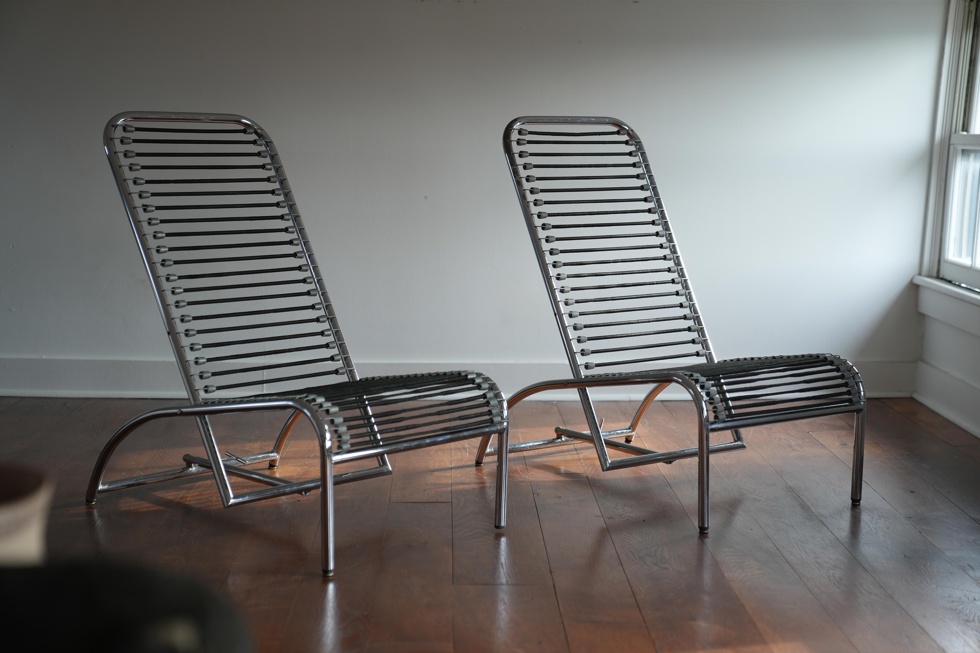 René Herbst, French Bauhaus Chairs 1