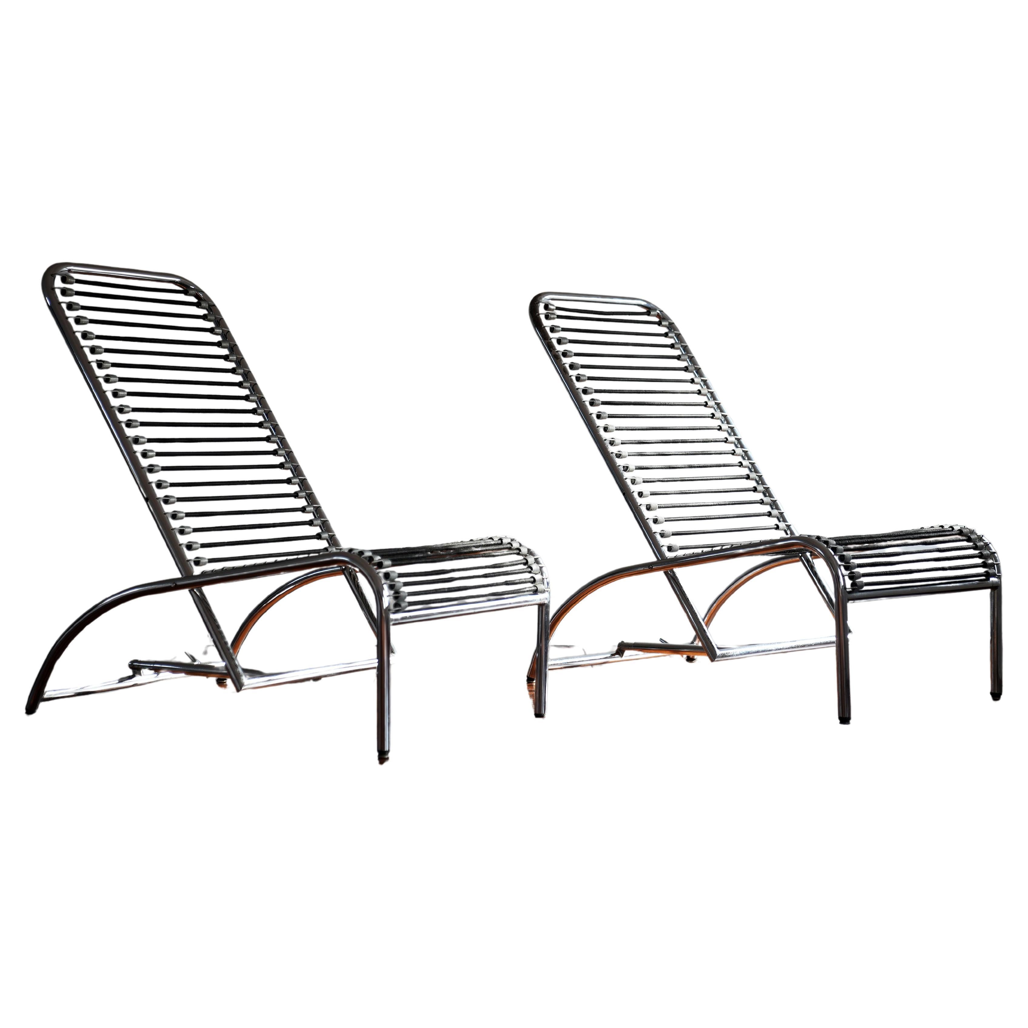 René Herbst, French Bauhaus Chairs