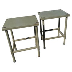 René Herbst Pair of side tables/ bedside tables 1943