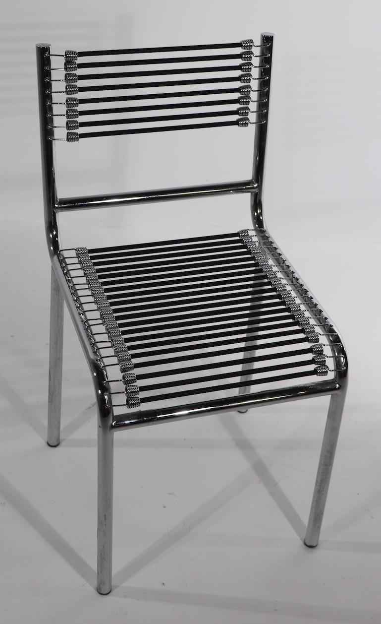 Art Deco René Herbst Sandows Chair, circa 1990's