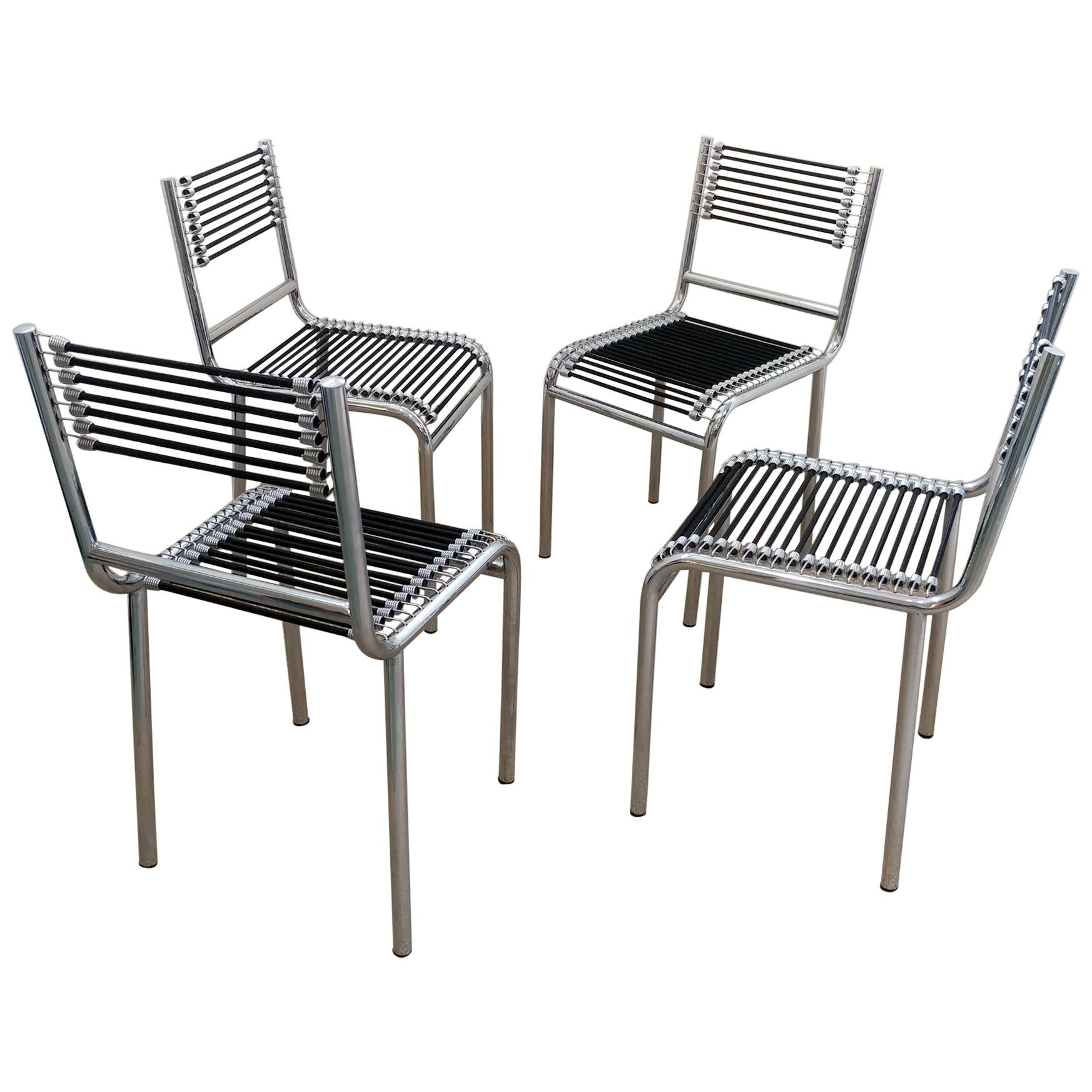 Rene Herbst Sandows Chairs, Offered by La Porte