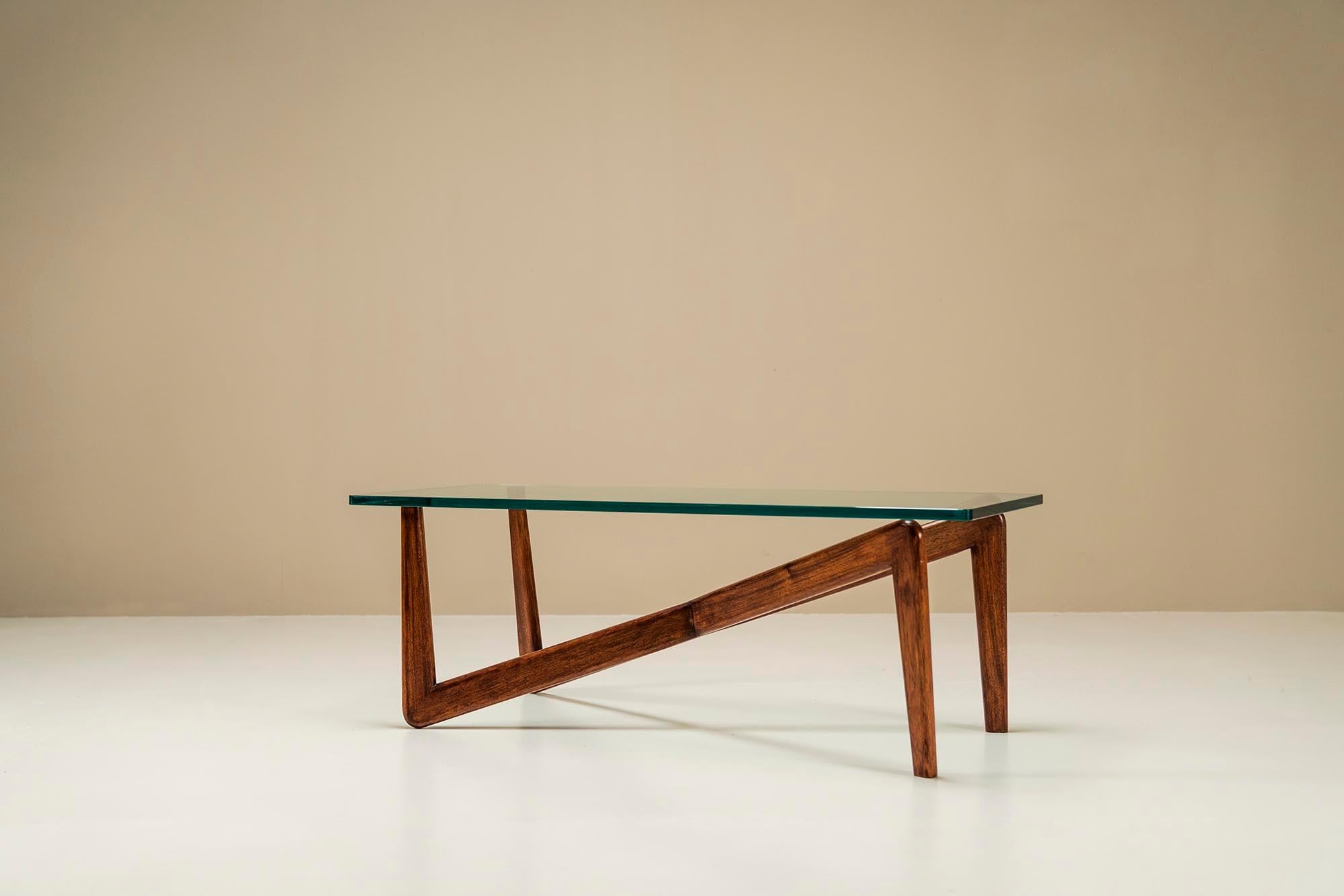 Mid-Century Modern Rene-Jean Caillette Coffee Table 'GC56', France, 1950s For Sale