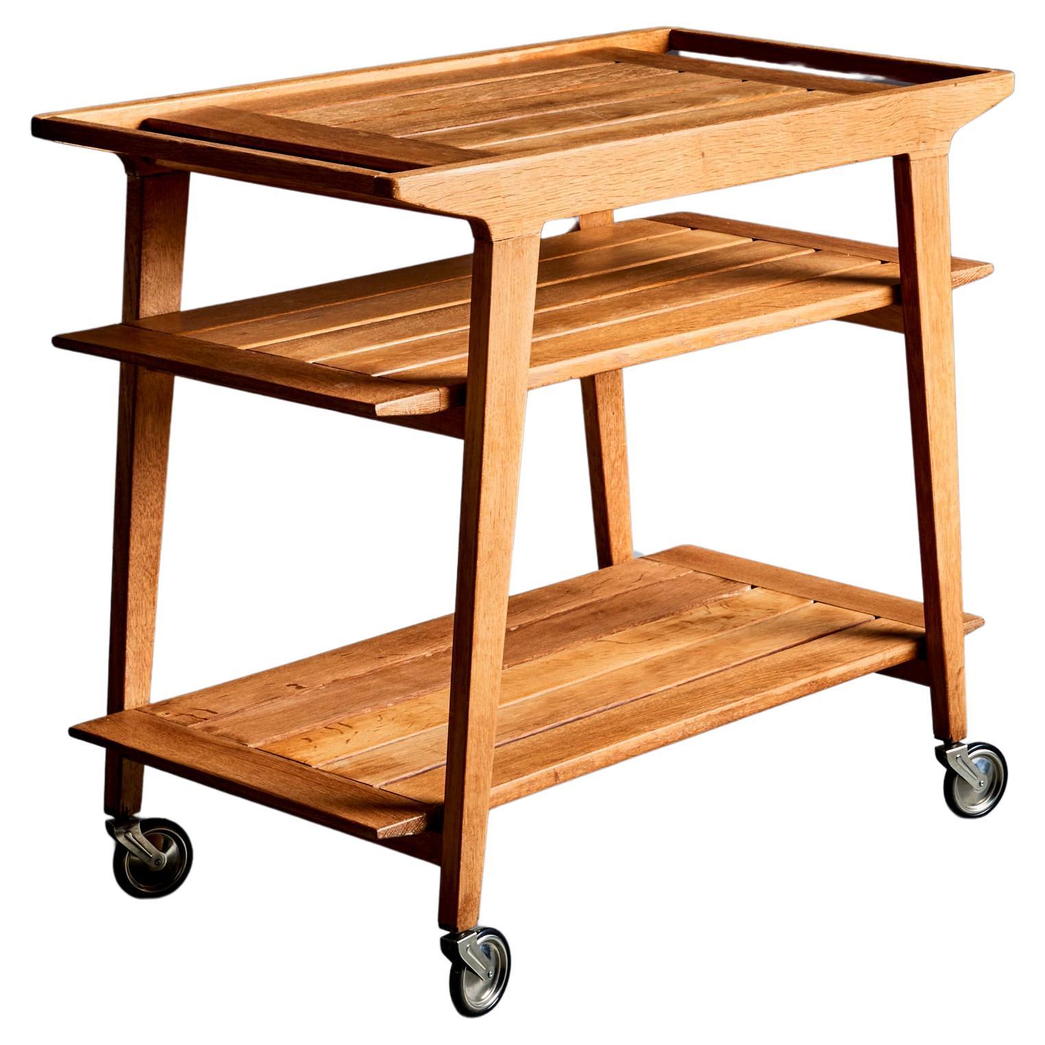 René-Jean Caillette Oak Trolley Frankreich - 1950er Jahre