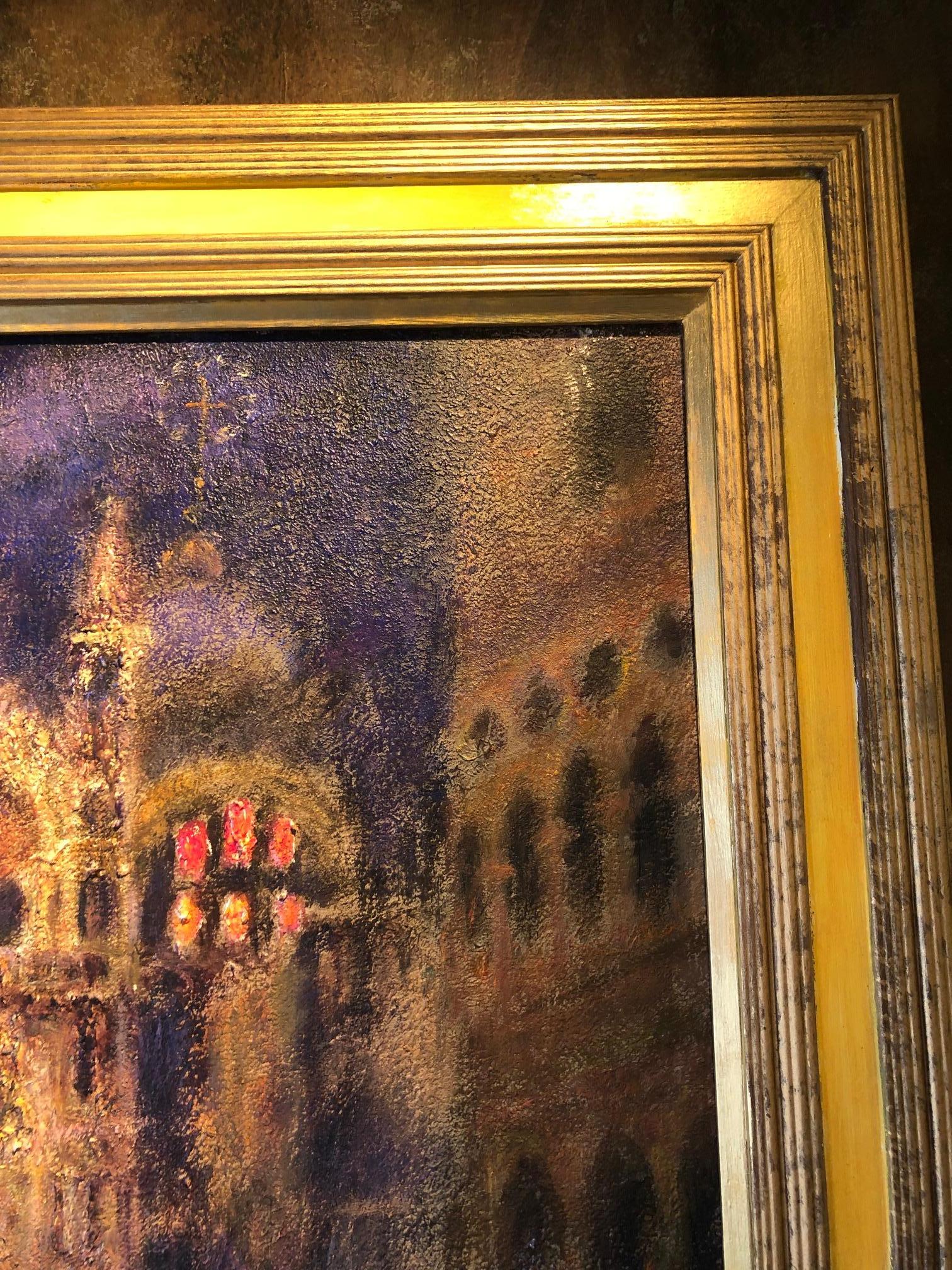 Basilica San Marco, Venice Large Oil Painting of Venice 1