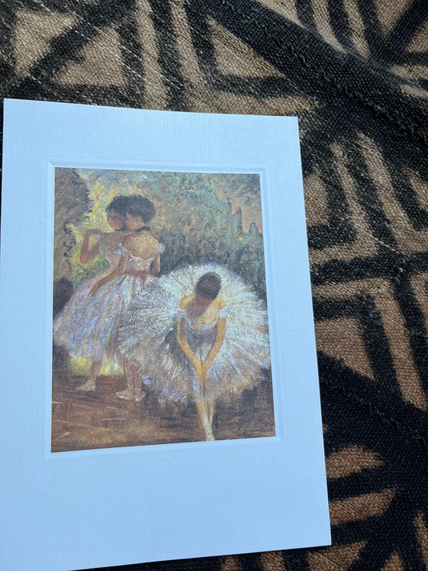 Modern Impressionist Ballet Oil Painting of Ballet Dancers in Tutus Backstage For Sale 7