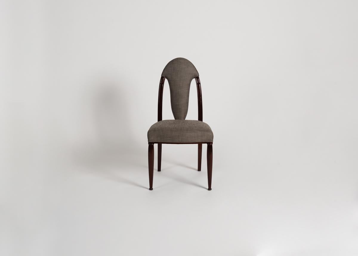 Ren Joubert & Philippe Petit für DIM, Paar Art-déco-Stühle, Frankreich, 1925 (Art déco) im Angebot