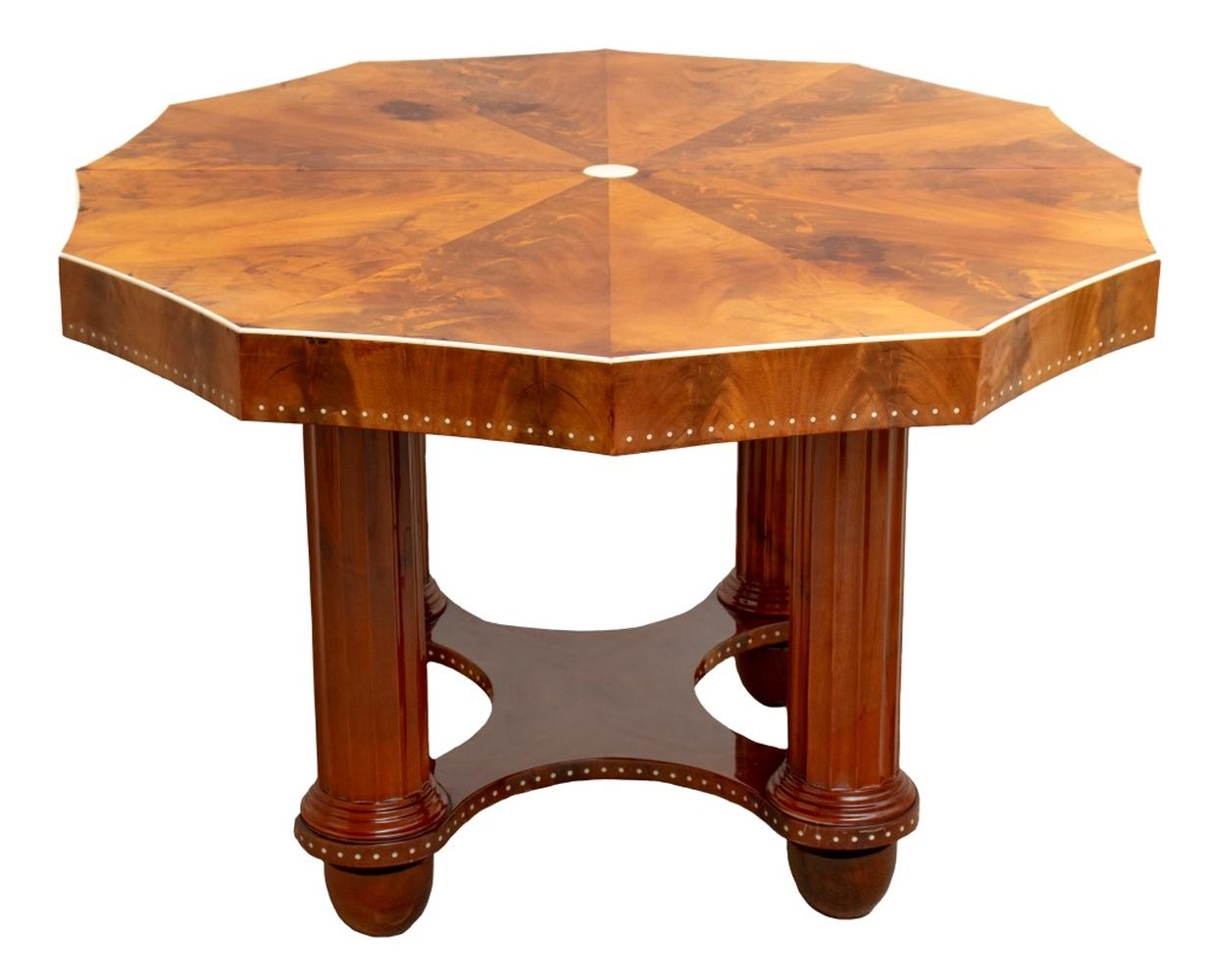 Art Deco Rene Joubert & Philippe Petit X DIM Table For Sale