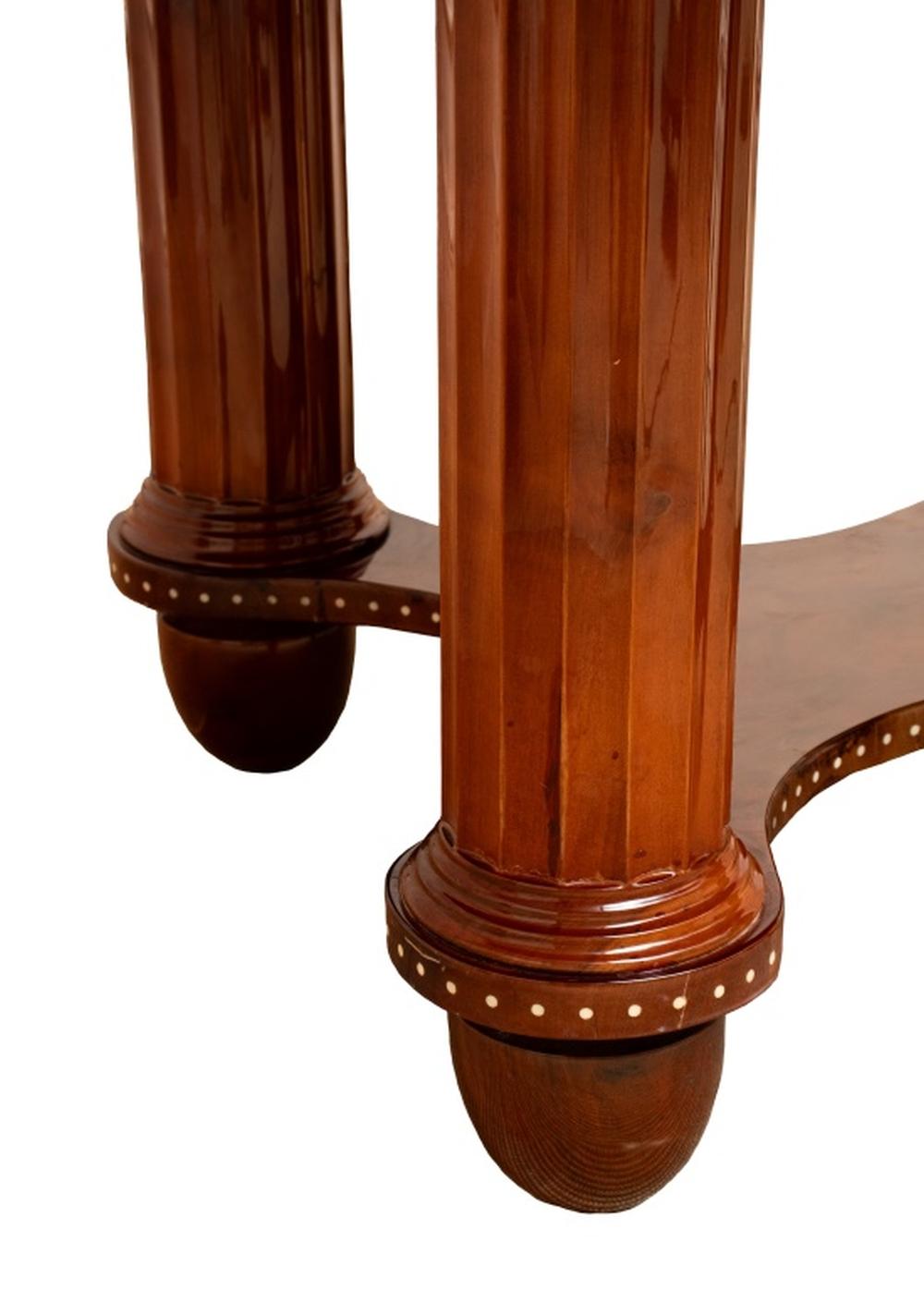 Mahogany Rene Joubert & Philippe Petit X DIM Table For Sale