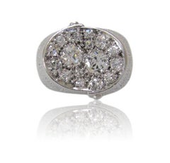 Rene Kern Diamond Cluster Ring, circa 1970