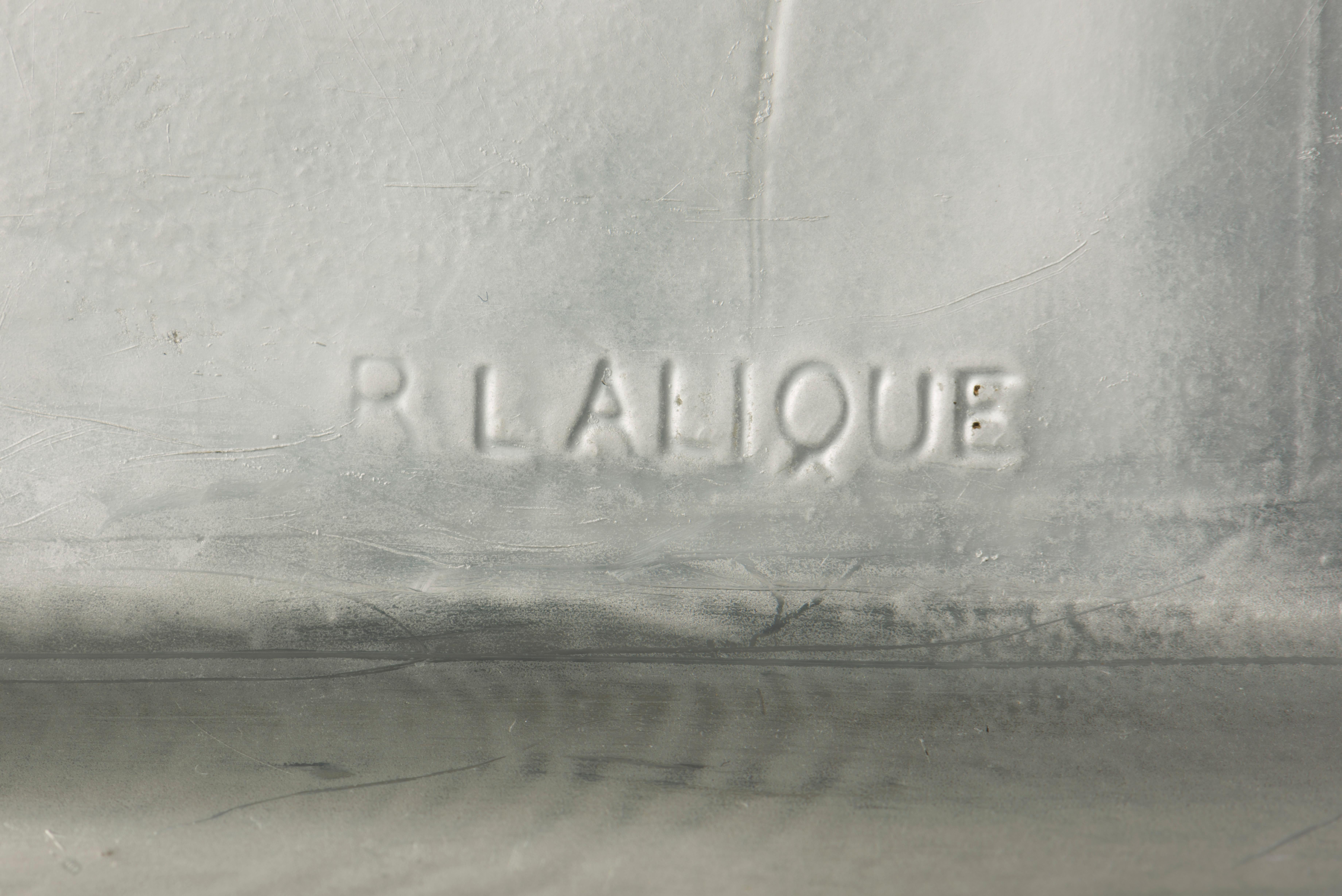 René Lalique (1860-1945) 8-Day Clock “ANTOINETTE” (1931) For Sale 2