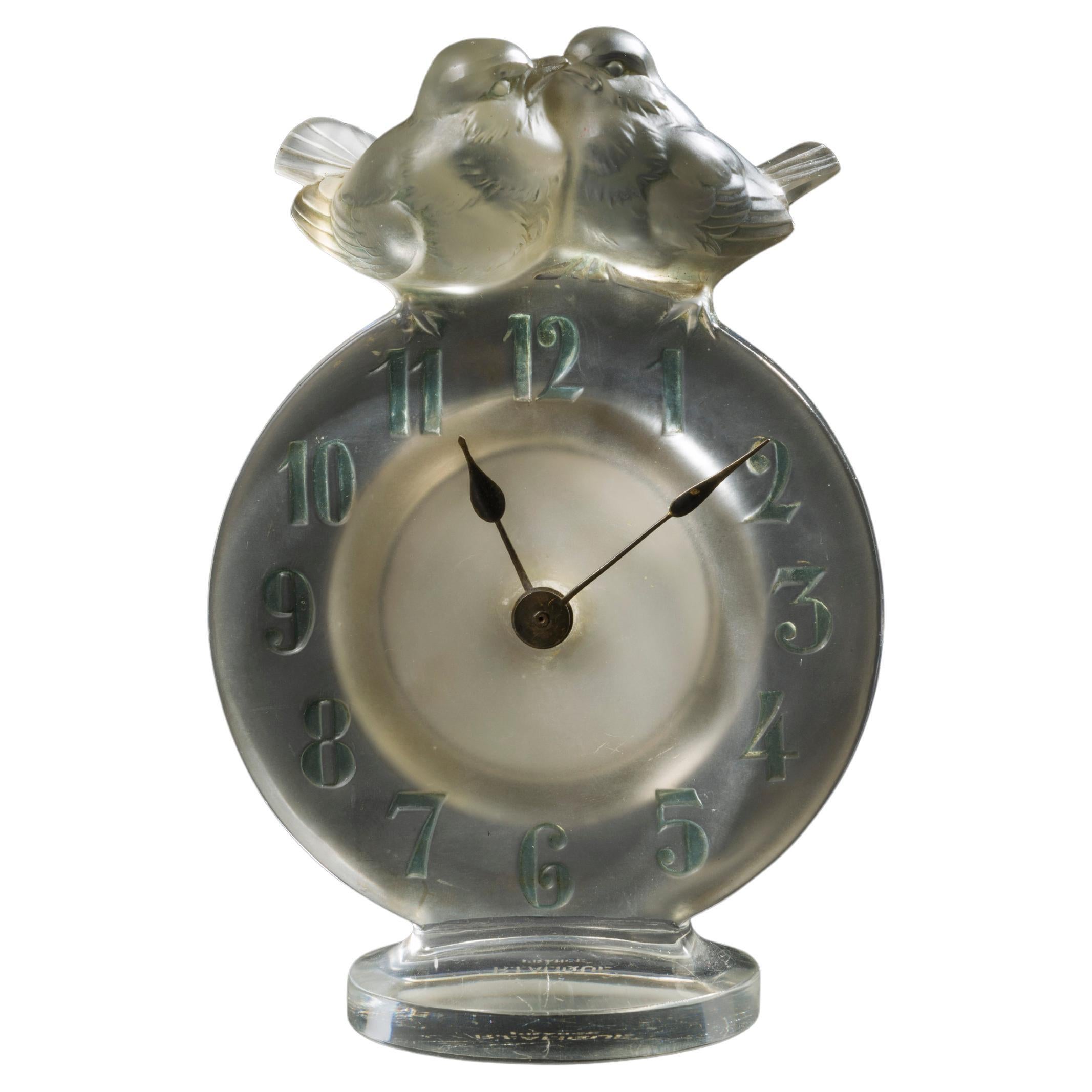 René Lalique (1860-1945) Reloj de 8 horas "ANTOINETTE" (1931)