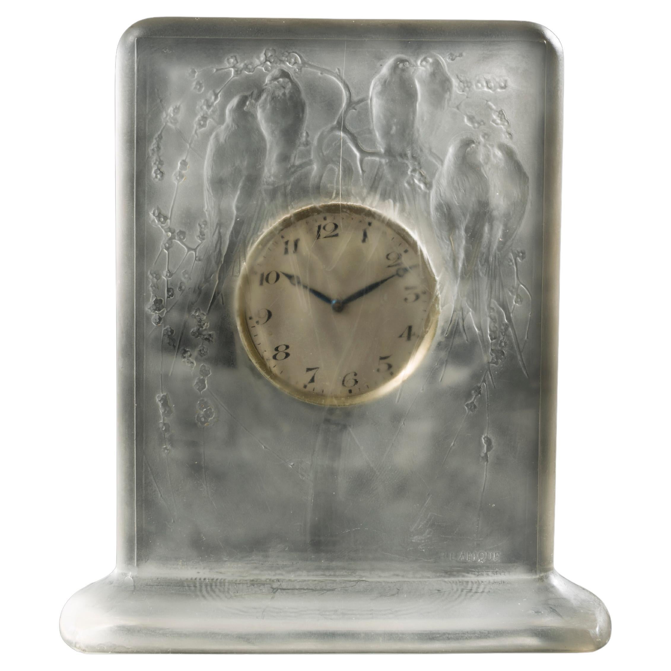 René Lalique (1860-1945) Reloj de 8 horas "ANTOINETTE" (1931)
