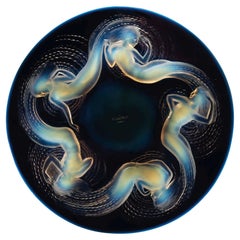 René Lalique (1860-1945)  “Calypso” flat bowl 1930.